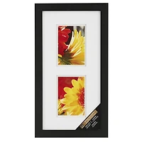 2 Opening Black Gallery Frame with Double Mat by Studio Décor®