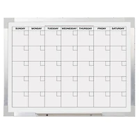 Aluminum Framed Magnetic Calendar Board, 18" x 24"