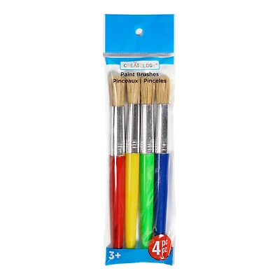 12 Packs: 4 ct. (48 total) Jumbo Paint Brushes by Creatology®