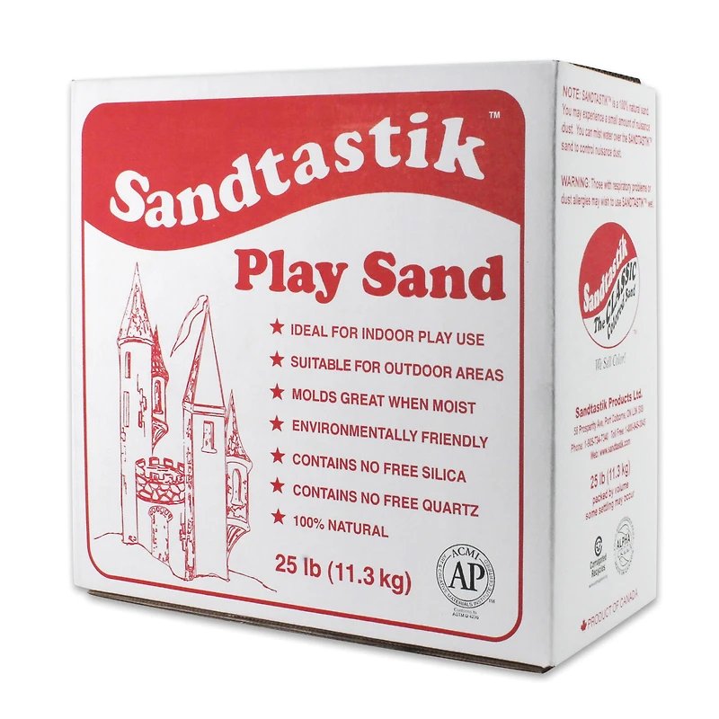 Sandtastik® White Play Sand, 2 Count