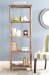 Odessa Bookcase in Washed Natural Pine