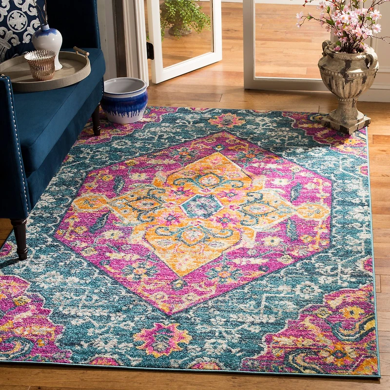 Madison Floral Medallion 5'-1" X 7'-6" Area Rug