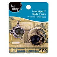 Found Objects™ Oxidized Brass Dragon Claw Charms By Bead Landing™