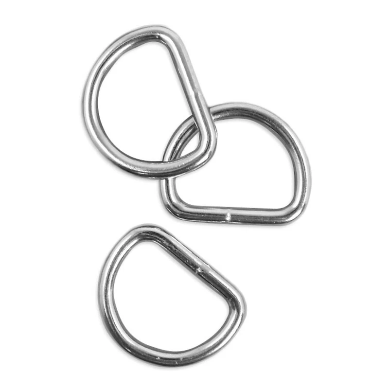 1" Nickel D-Ring