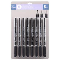 Black Illustration Pens By Artist's Loft™