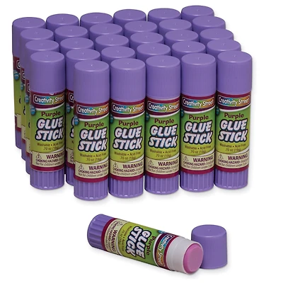 Creativity Street® Purple oz Glue Sticks