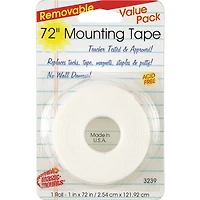 Magic Mounts® 1" x 72" Removable Mounting Tape, 6 Rolls