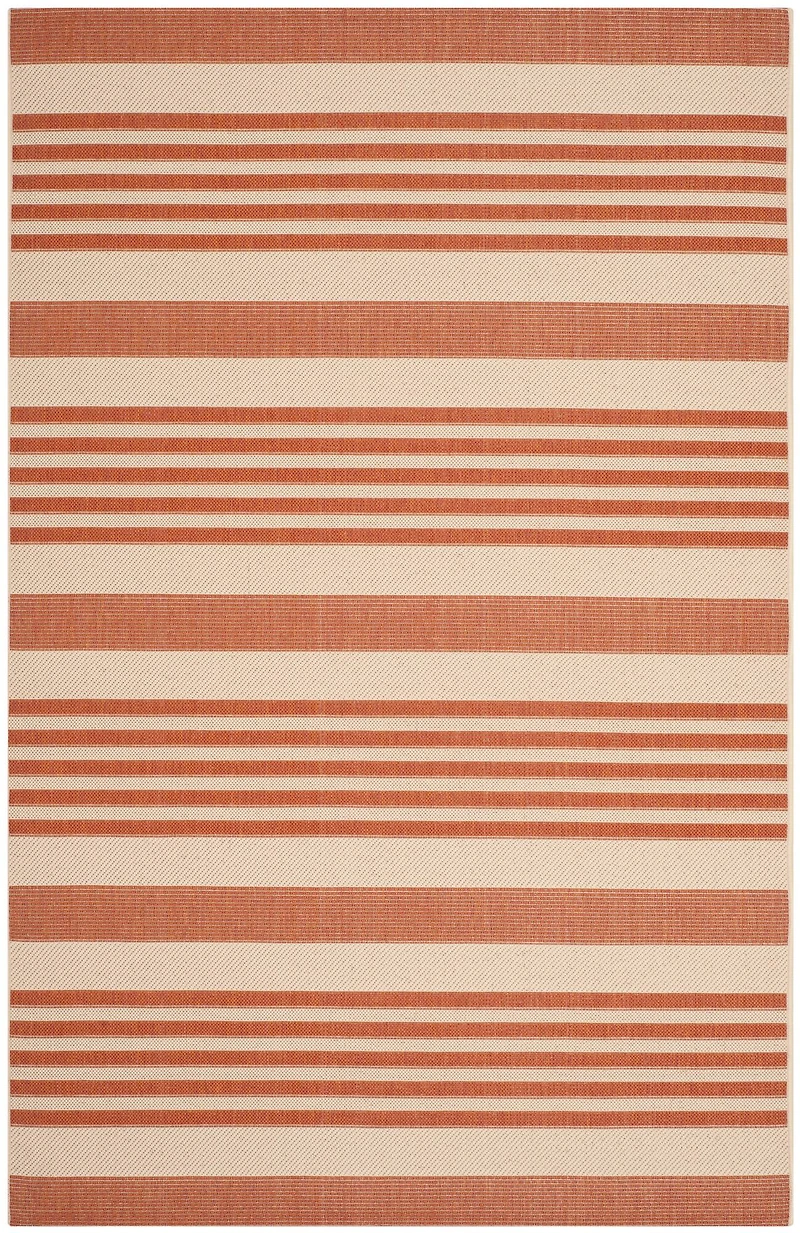 Courtyard Stripe 5'-3" X 7'-7" Area Rug