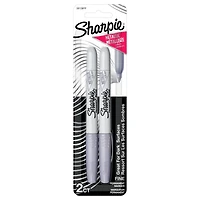 Sharpie® Metallic Fine Point Permanent Markers, Silver