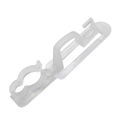 100ct Outdoor Gutter and Shingle Clips for Mini Christmas Lights