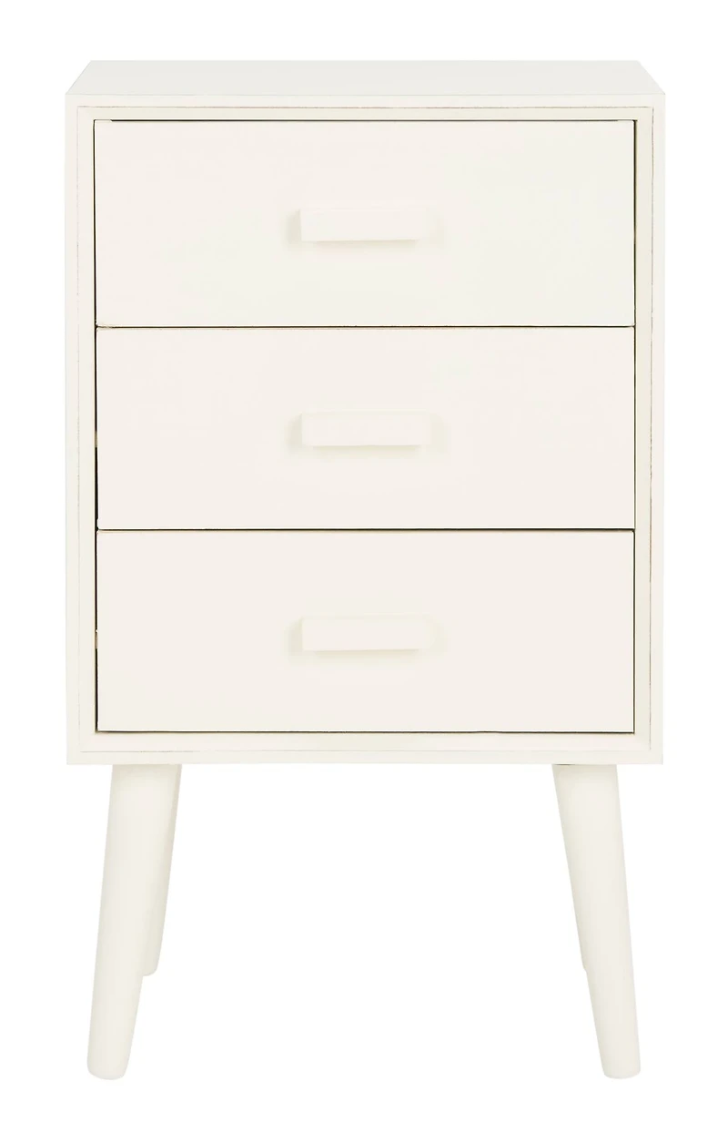 Pomona 3 Drawer Chest in White