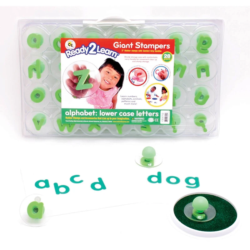Ready2Learn™ Alphabet Letters Lowercase & Uppercase Giant Foam Stampers, 56 Pack