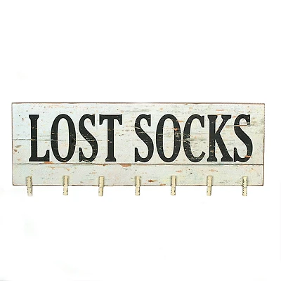 Hello Honey® Lost Socks" Wall Décor with Clothespins