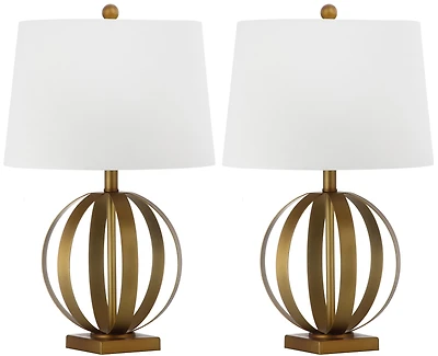 Eugenia Sphere Lamp Set in Gold