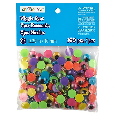 12 Packs: 160 ct. (1,920 total) Neon Wiggle Eyes by Creatology™