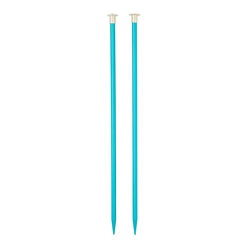 10" Anodized Aluminum Knitting Needles by Loops & Threads