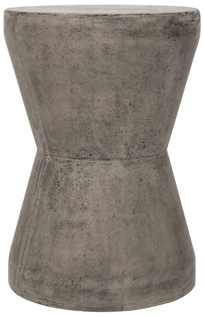 Torre Concrete Stool in Dark Grey