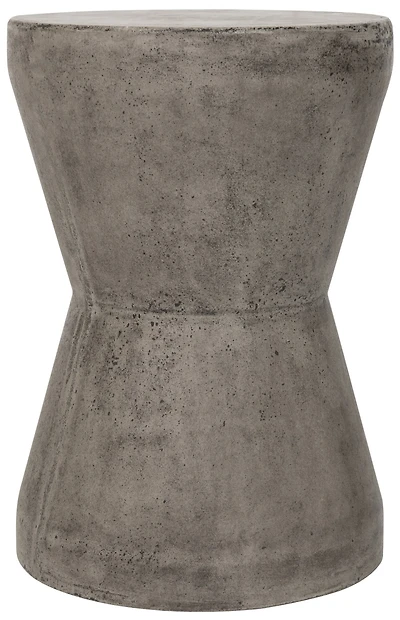 Torre Concrete Stool in Dark Grey