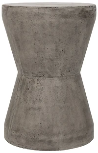 Torre Concrete Stool in Dark Grey