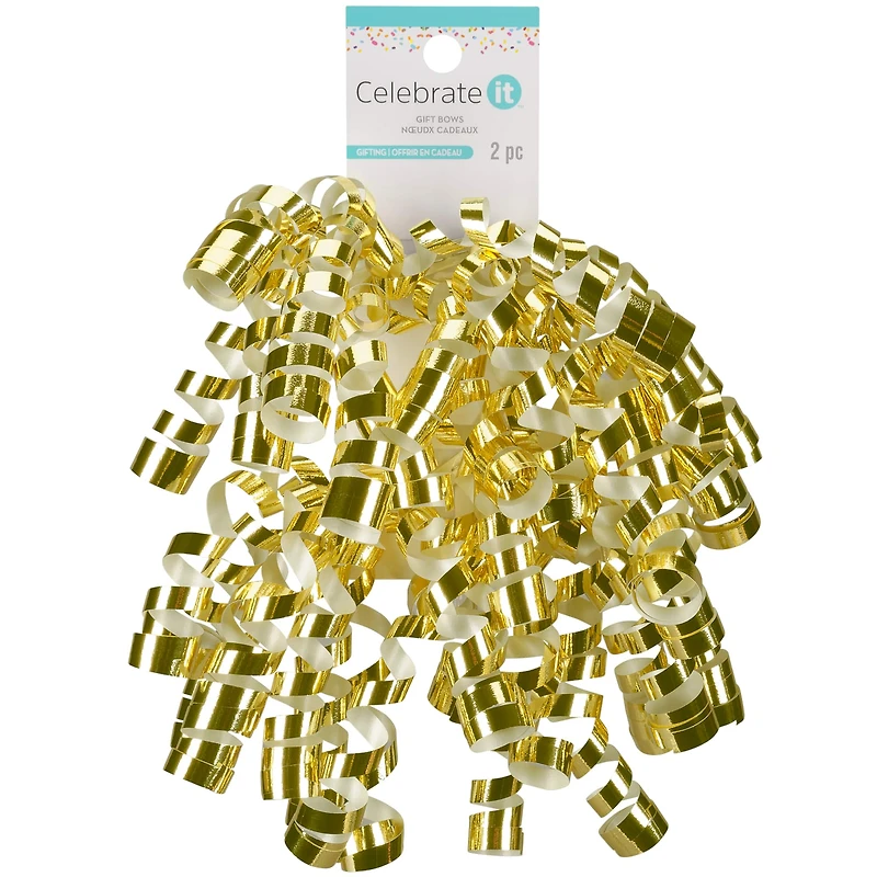 Gold Twisty Bows By Celebrate It™