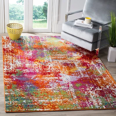 Water Color Metro-Modern 4' X 6' Area Rug
