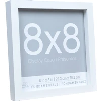 3 Pack Fundamentals 8" x 8" White  Shadow Boxes by Studio Décor®