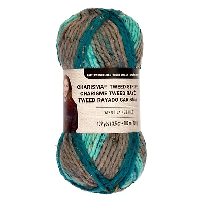 Charisma® Tweed Stripe Yarn by Loops & Threads