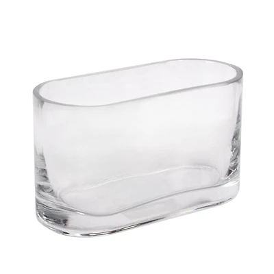 6.9" Oval Glass Vase by Ashland®