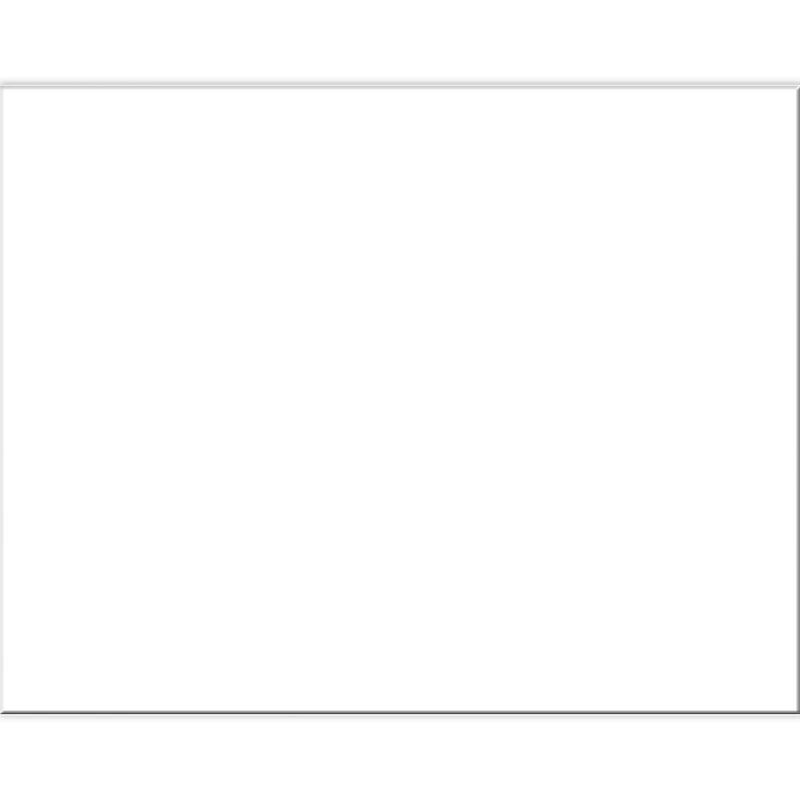 Pacon® White Railroad Poster Board, 22" x 28