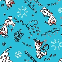 Disney® Olaf Sketch Blue Quilting Cotton Fabric