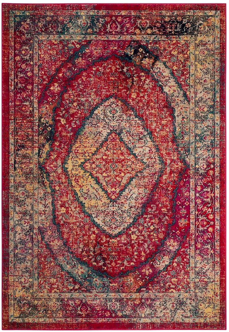 Evoke Double Medallion 4' X 6' Area Rug