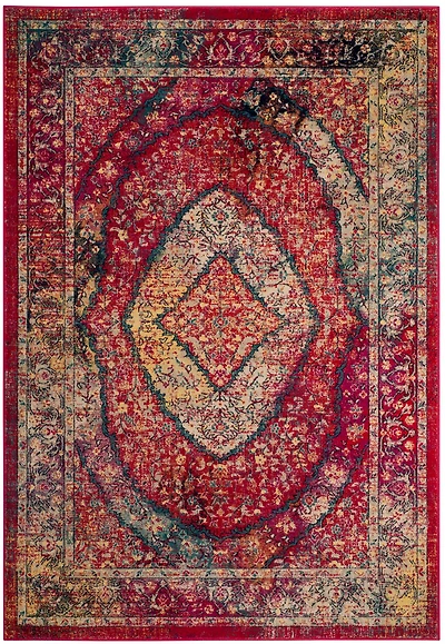 Evoke Double Medallion 4' X 6' Area Rug