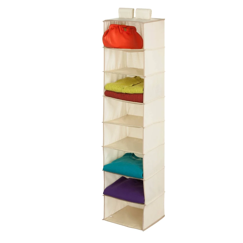 Honey Can Do 54" 8-Shelf Hanging Vertical Closet Organizer