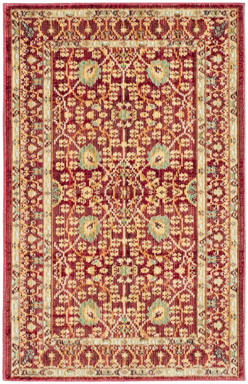 Valencia Floral Motif 2' X 3' Accent Rug