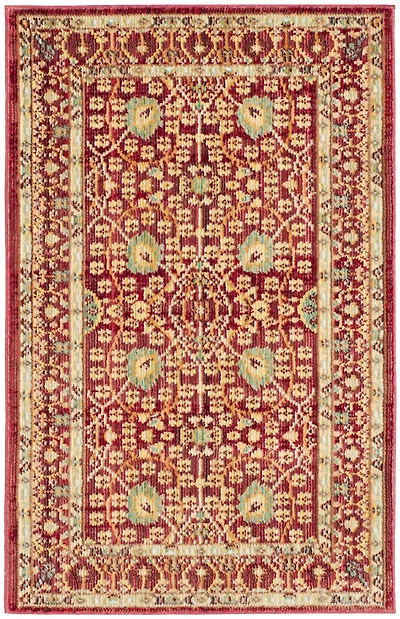 Valencia Floral Motif 2' X 3' Accent Rug