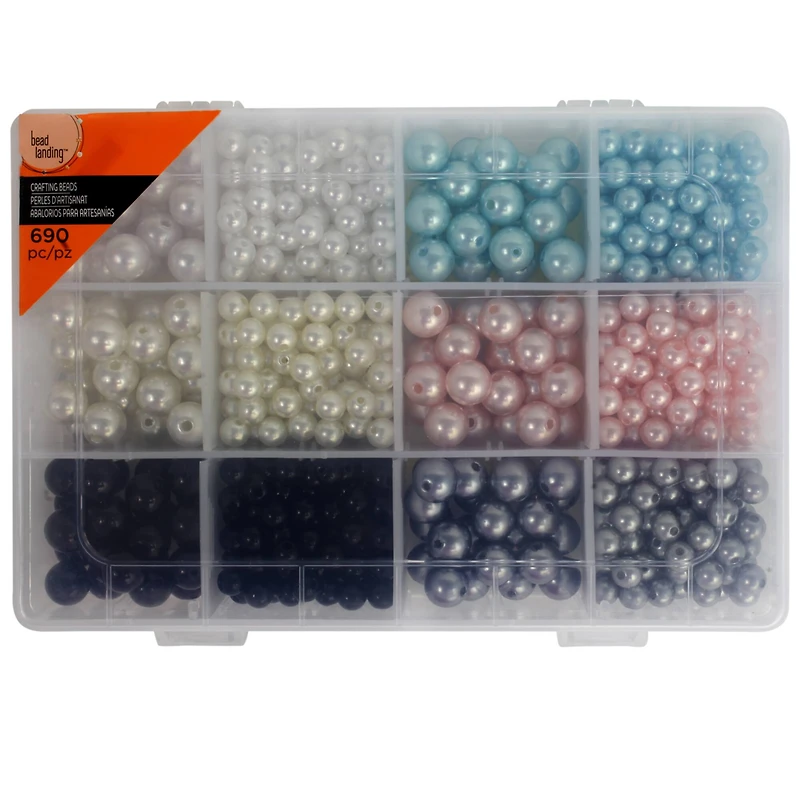 Pearl Crafting Beads Box by Bead Landing™