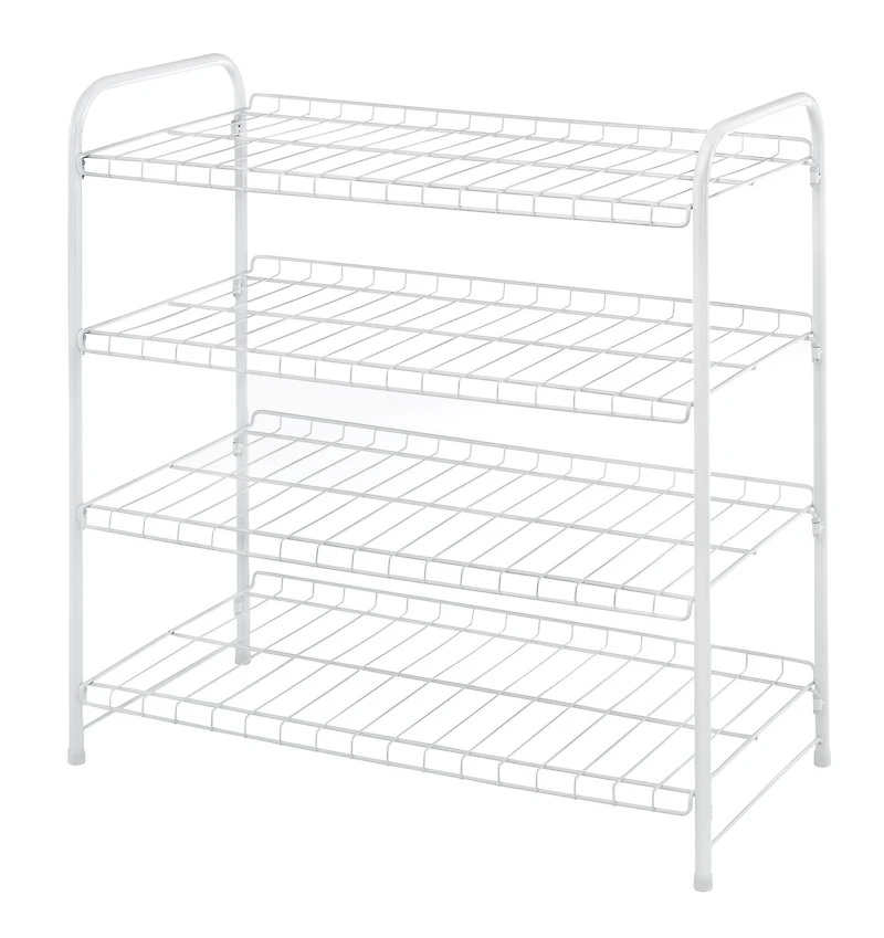 Whitmor 4 Tier Closet Shelves, White