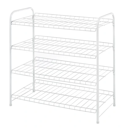 Whitmor 4 Tier Closet Shelves, White