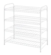 Whitmor 4 Tier Closet Shelves, White