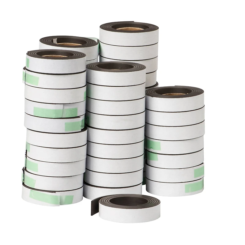 Magnetic Adhesive Strips, 48 Rolls