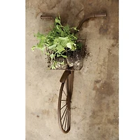 Hello Honey® Iron Bike Wall Décor with Basket