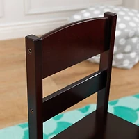 KidKraft Espresso Rectangle Table & 2 Chair Set