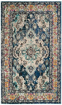 Monaco Border Medallion 3' X 5' Area Rug