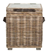 19.5" Merlie Trunk in White