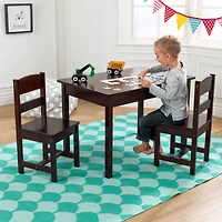 KidKraft Espresso Rectangle Table & 2 Chair Set