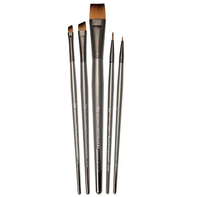 12 Packs: 5 ct. (60 total) Zen™ Series 73 All Media Premium Brush Set