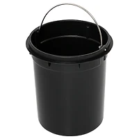 Honey Can Do White Round Soft Close Trash Can Set, 30L & 3L