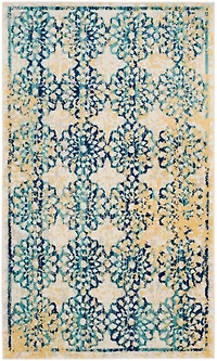 Evoke Transitional Floral 3' X 5' Area Rug