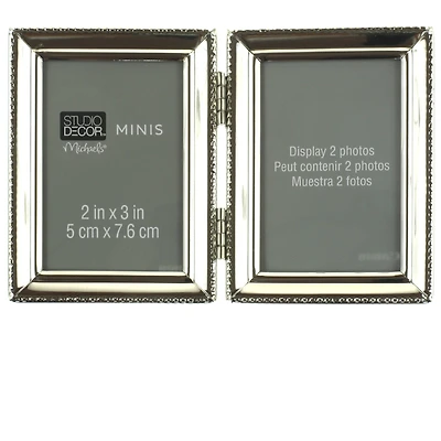 2 Opening Metal Hinged Mini Frame by Studio Décor®