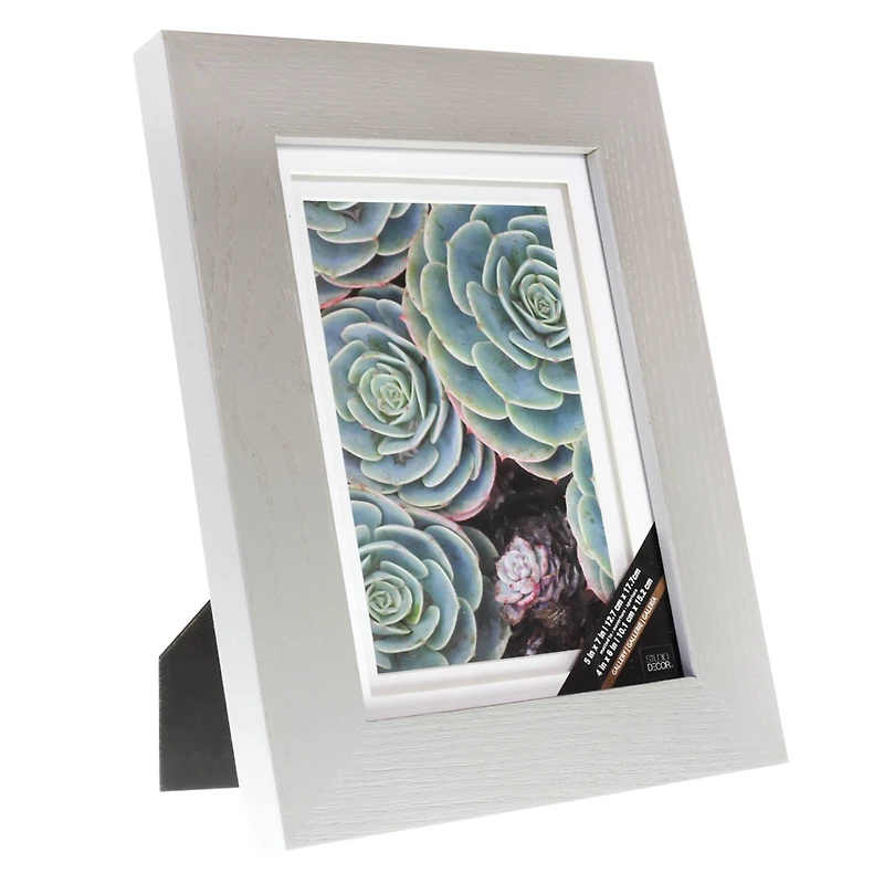 Gray Gallery Frame with Double Mat by Studio Décor